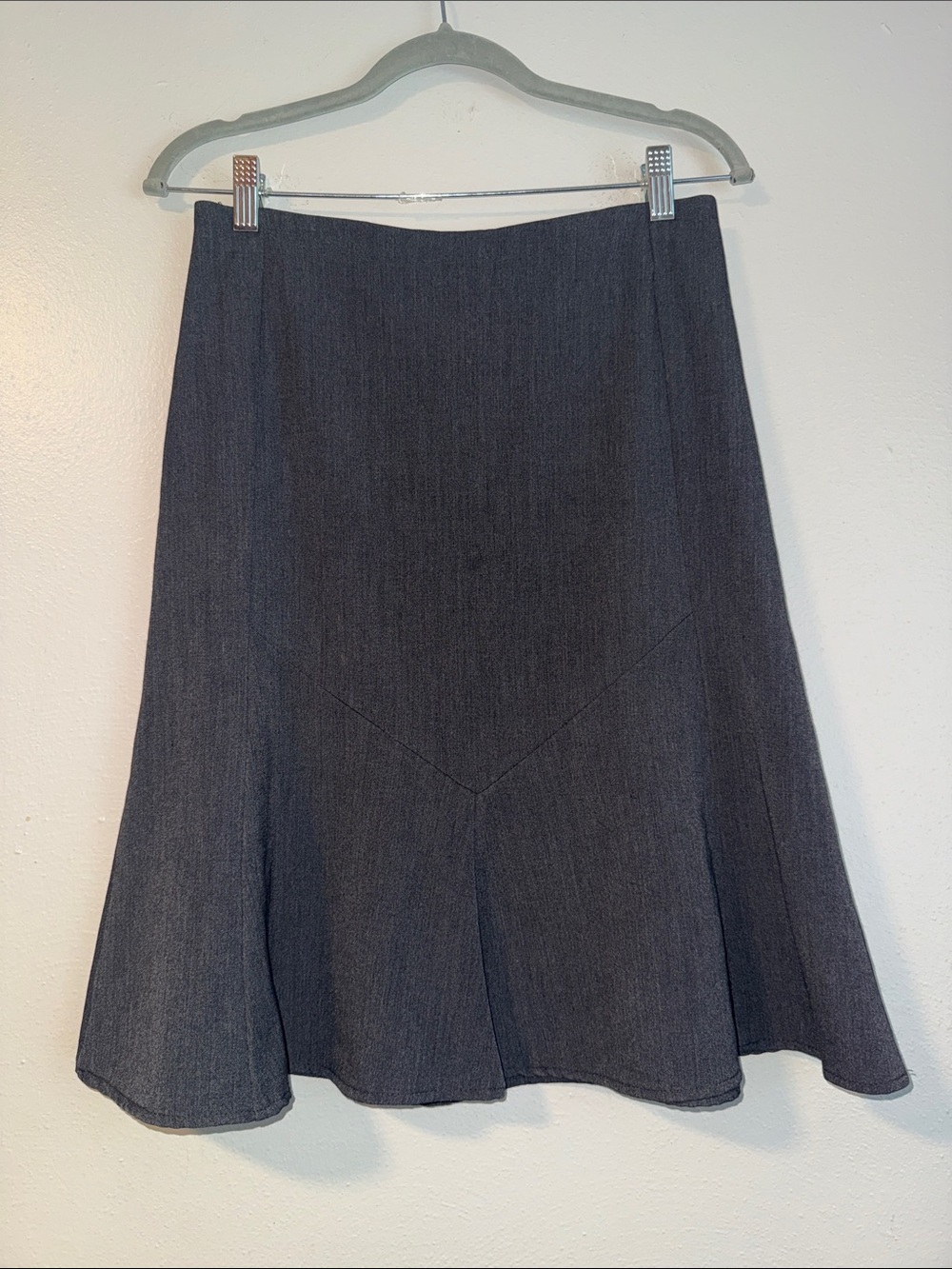 Classic Dark Gray A-Line Skirt